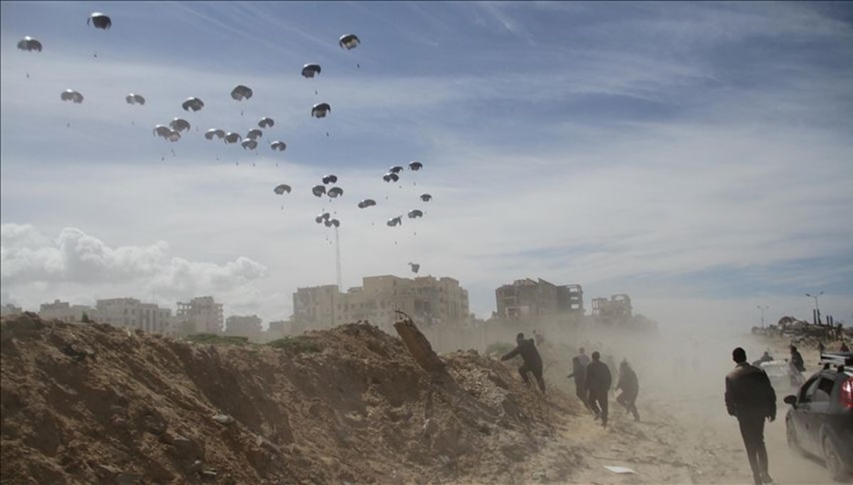 Hamas'tan sivillerin ölmesi nedeniyle havadan yardım operasyonlarının durdurulması çağrısı