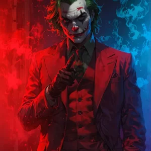 Smile... because madness is just one bad day away. 🃏🔥_._._._.__JokerVibes _WhySoSerious _Clow...webp