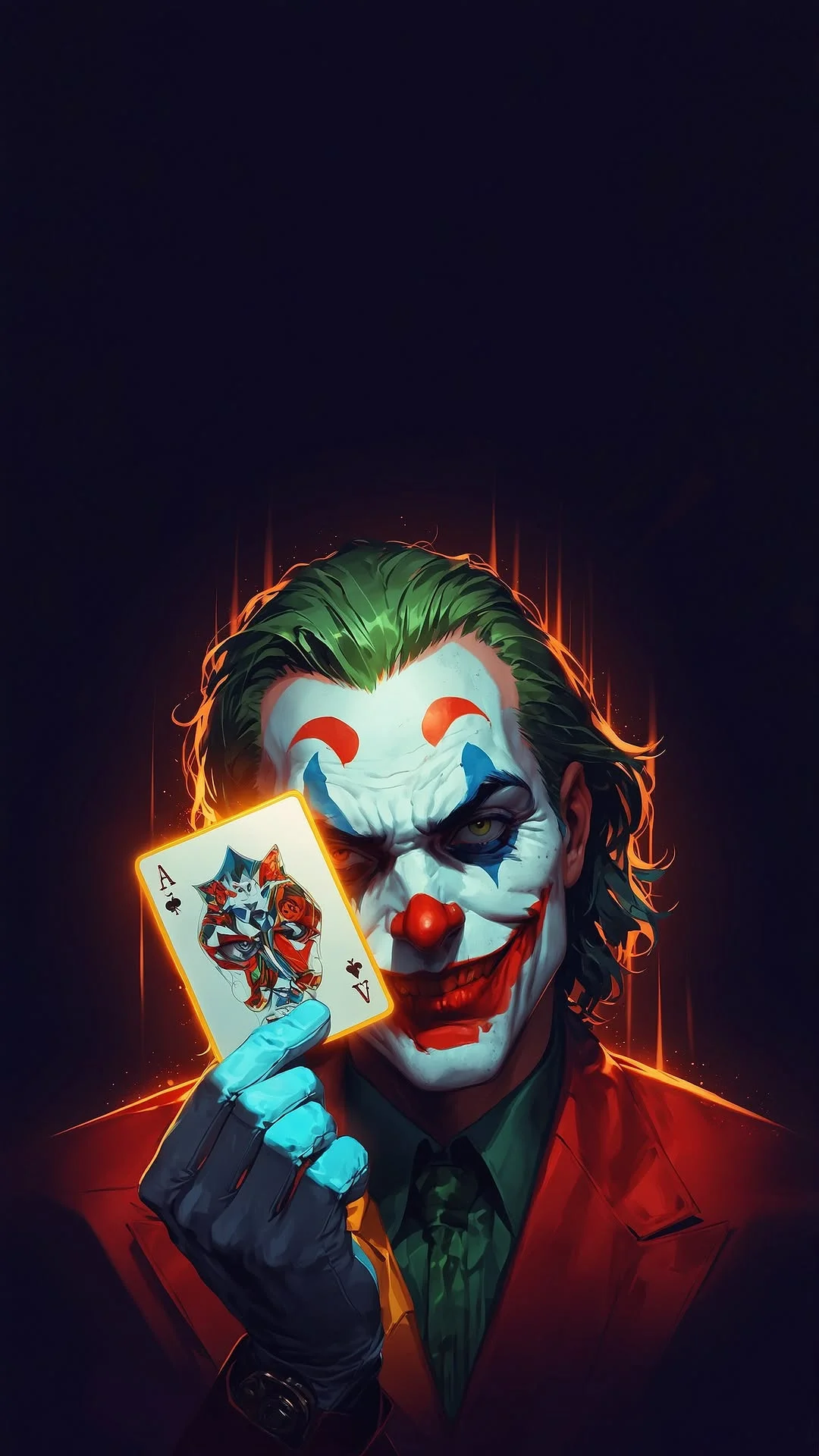 Smile... because madness is just one bad day away. 🃏🔥_._._._.__JokerVibes _WhySoSerious _Clow...webp