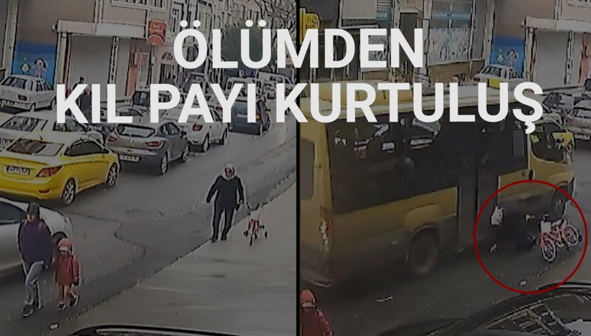 Ayağı takılıp yola düşen kadın ölümden döndü