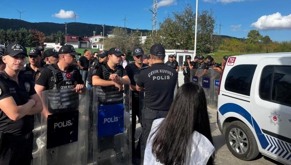 Çatalca'daki işçi eylemine polis müdahalesi: 80 gözaltı