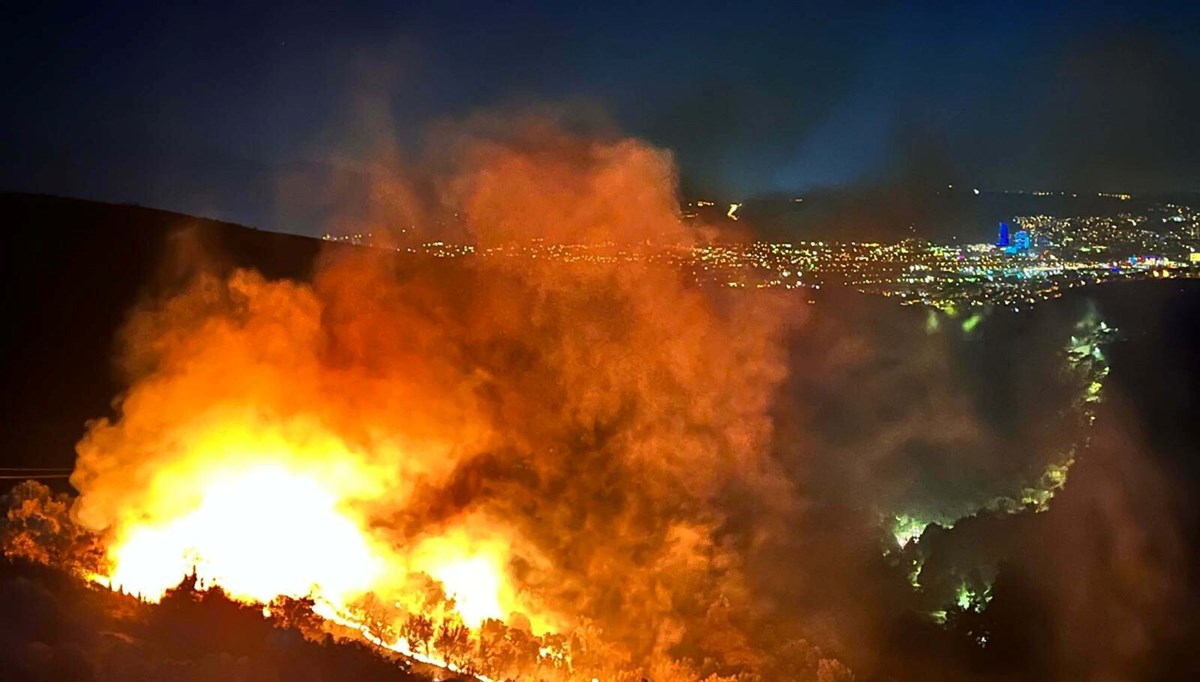 İzmir'de orman yangınları! 