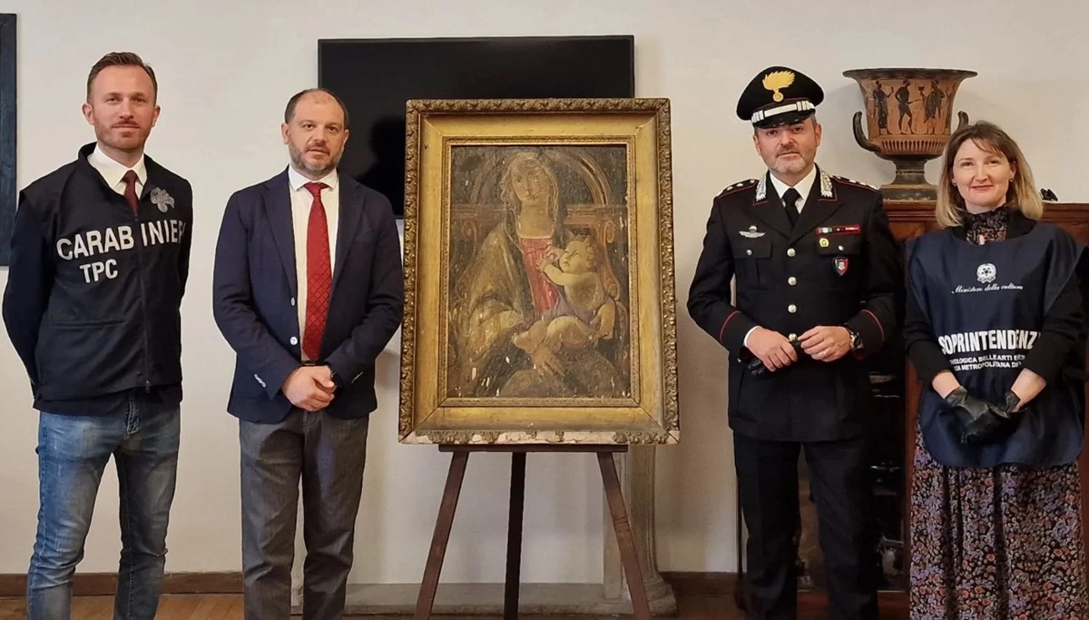 Botticelli'ye ait 109 milyon dolar değerinde ''kayıp'' tablo İtalya'daki bir evde bulundu