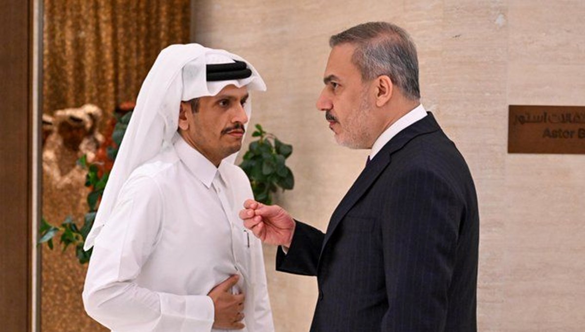 Bakan Hakan Fidan, Katar Başbakanı Al Sani ile bir araya geldi