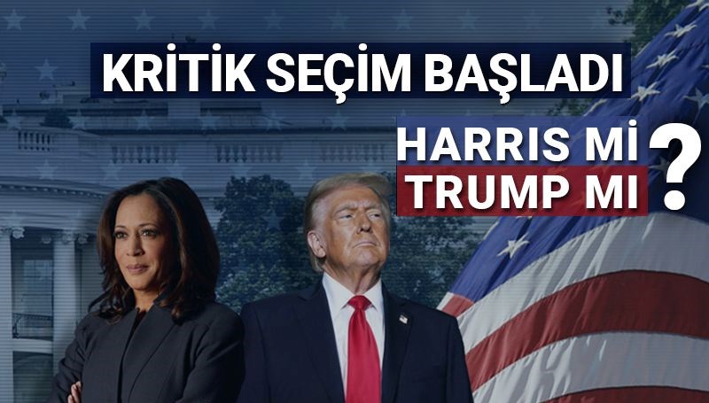 ABD'de oy verme işlemi başladı: Harris ve Trump karşı karşıya | Dakika dakika başkanlık seçimleri