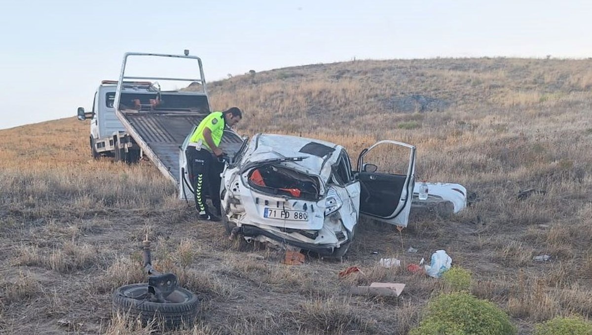 Kırşehir'de feci kaza: 1 ölü, 1 yaralı