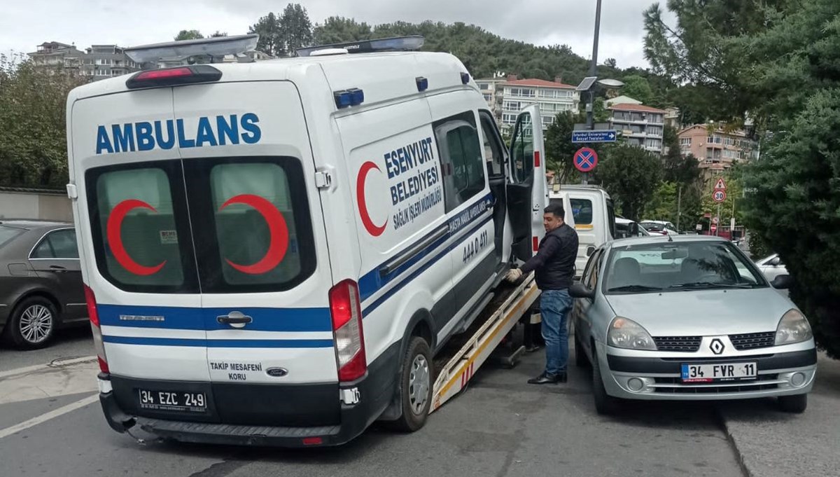 Esenyurt Belediyesi’ne ait ambulans haczedildi