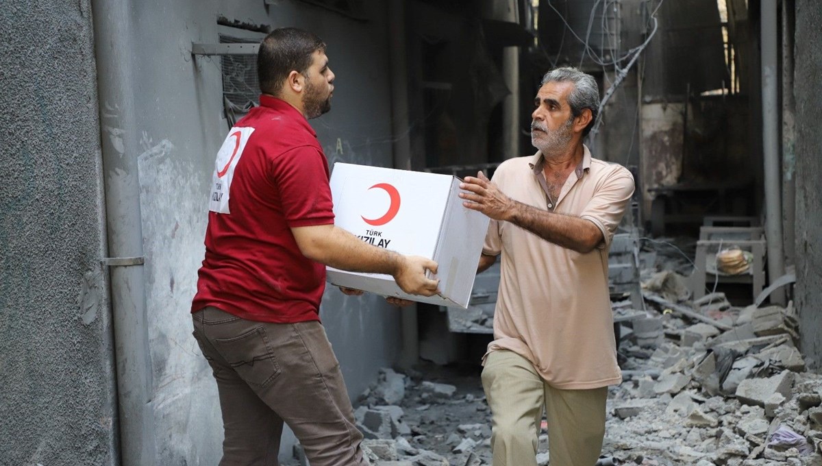 Türk Kızılay’dan Gazze'deki sivillere yardım