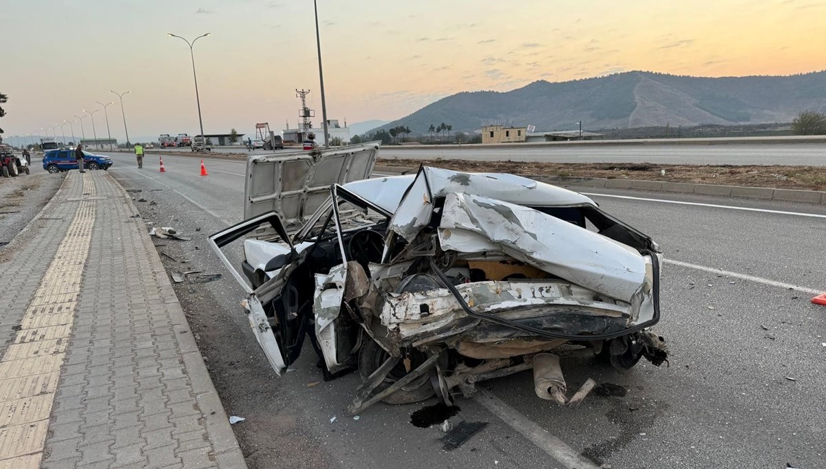 Hurdaya dönen Tofaş 16 yaşındaki çocuğa mezar oldu