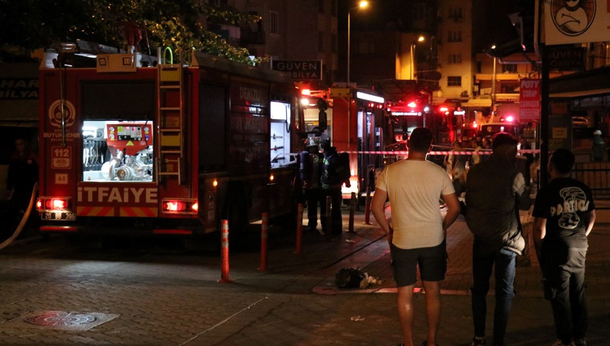 Günübirlik kiralanan dairede yangın paniği