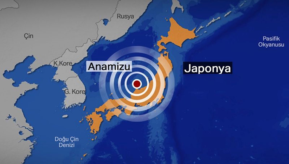 Japonya'da 7,6 büyüklüğünde deprem