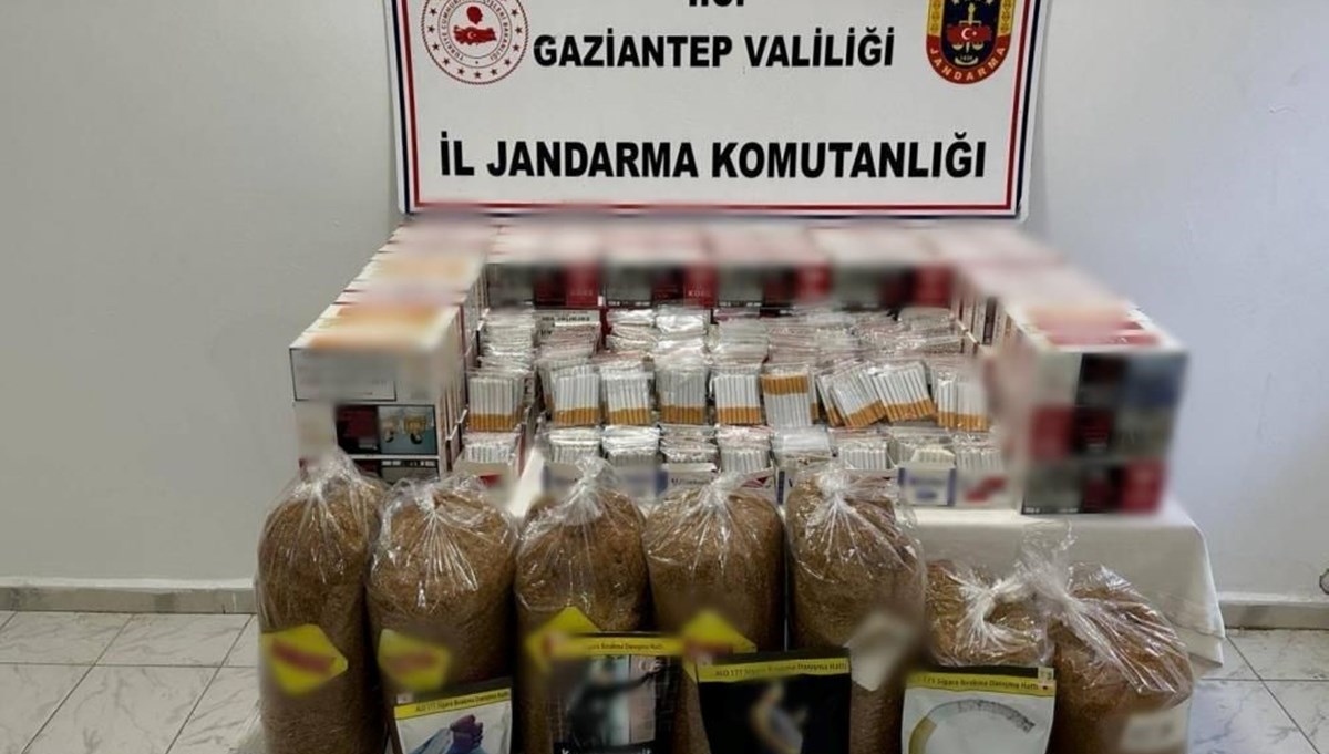 Gaziantep'te kaçakçılık operasyonu: 5 gözaltı