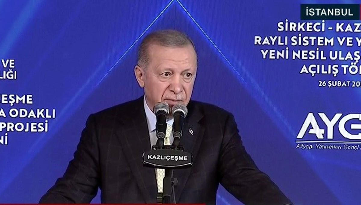 Sirkeci-Kazlıçeşme tren hattı açıldı | Cumhurbaşkanı Erdoğan: 15 gün ücretsiz olacak