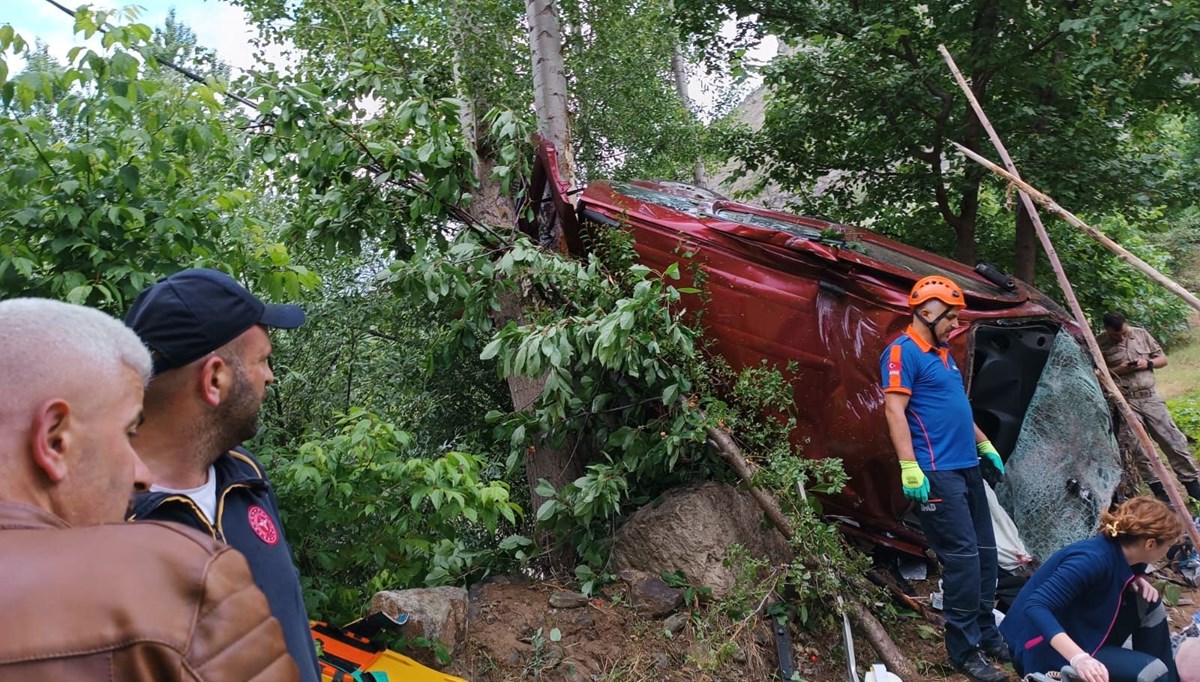 Gümüşhane'de feci kaza: 2 ölü, 3 yaralı