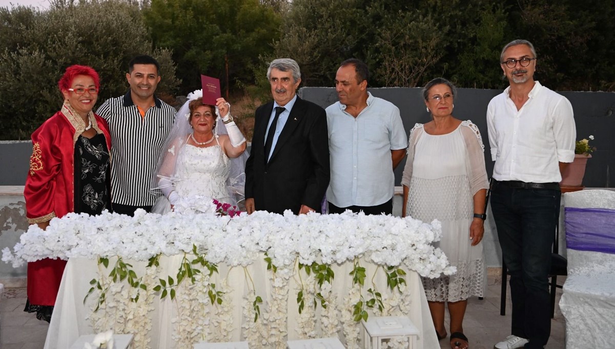 56 yıl sonra yeniden nikah masasına oturdular