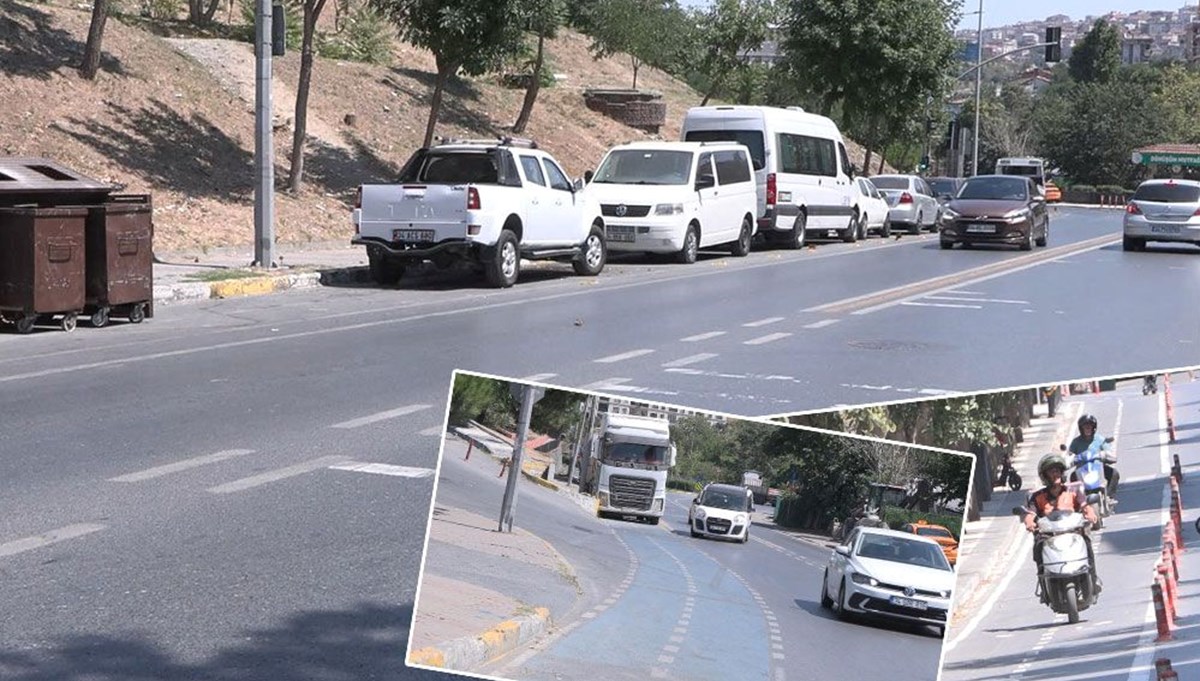 İstanbul'da bisiklet sürmek imkansız hale geldi | Yollar otoparka döndü