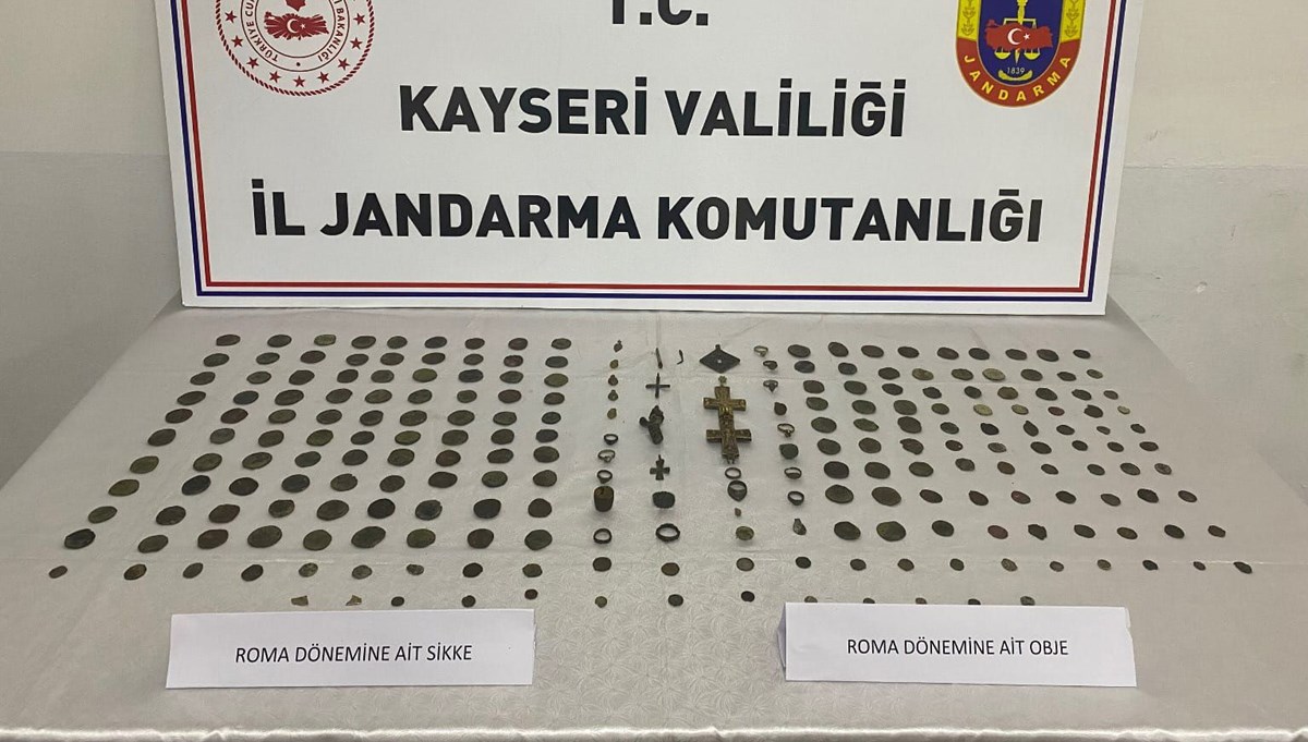 Kayseri'de tarihi eser kaçakçılığı operasyonu: 2 şüpheli yakalandı