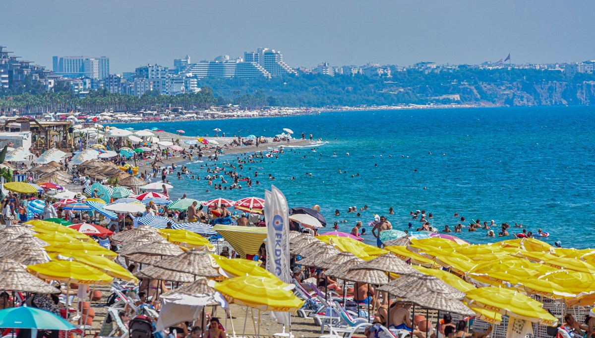 Sahillerde bayram tatili yoğunluğu