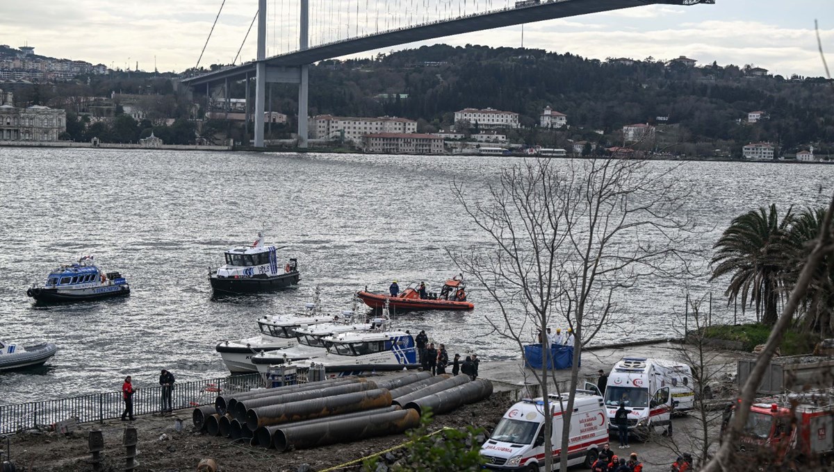 Beşiktaş'ta denize düşen iki kişiden biri hayatını kaybetti