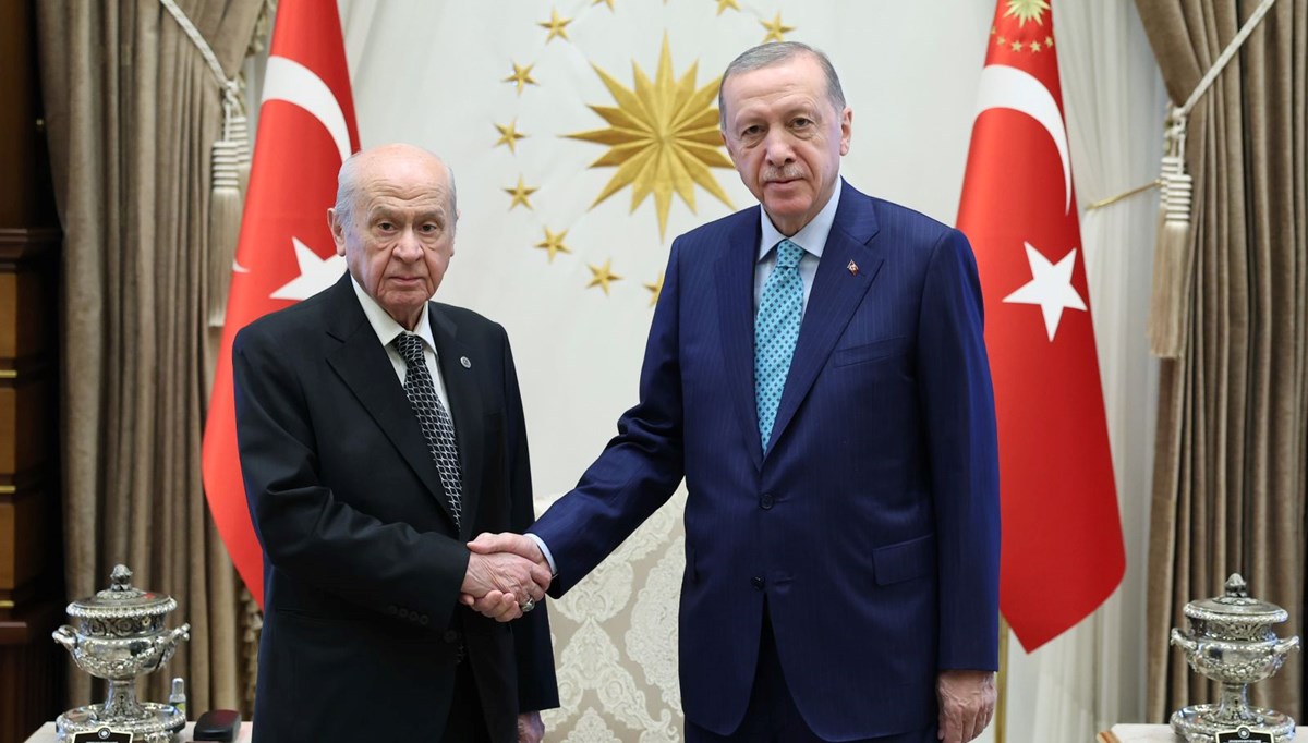 Beştepe'de Erdoğan-Bahçeli görüşmesi