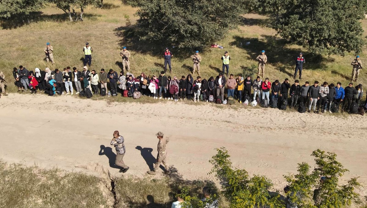 Edirne'de 69 kaçak göçmen yakalandı