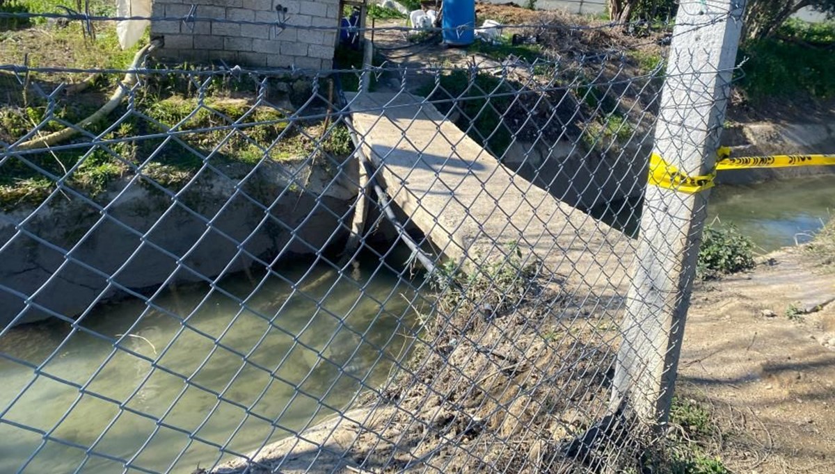 Antalya'da sulama kanalında ceset