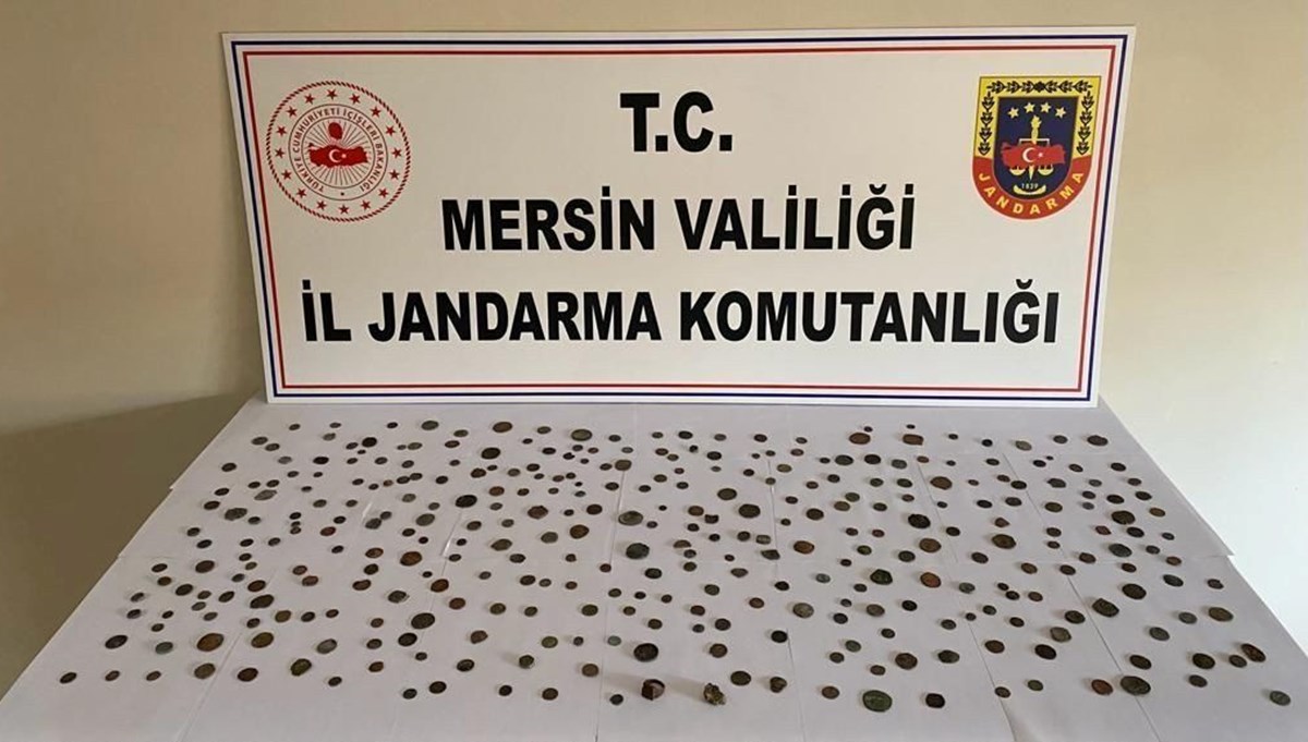 Mersin'de 345 parça tarihi eser ele geçirildi