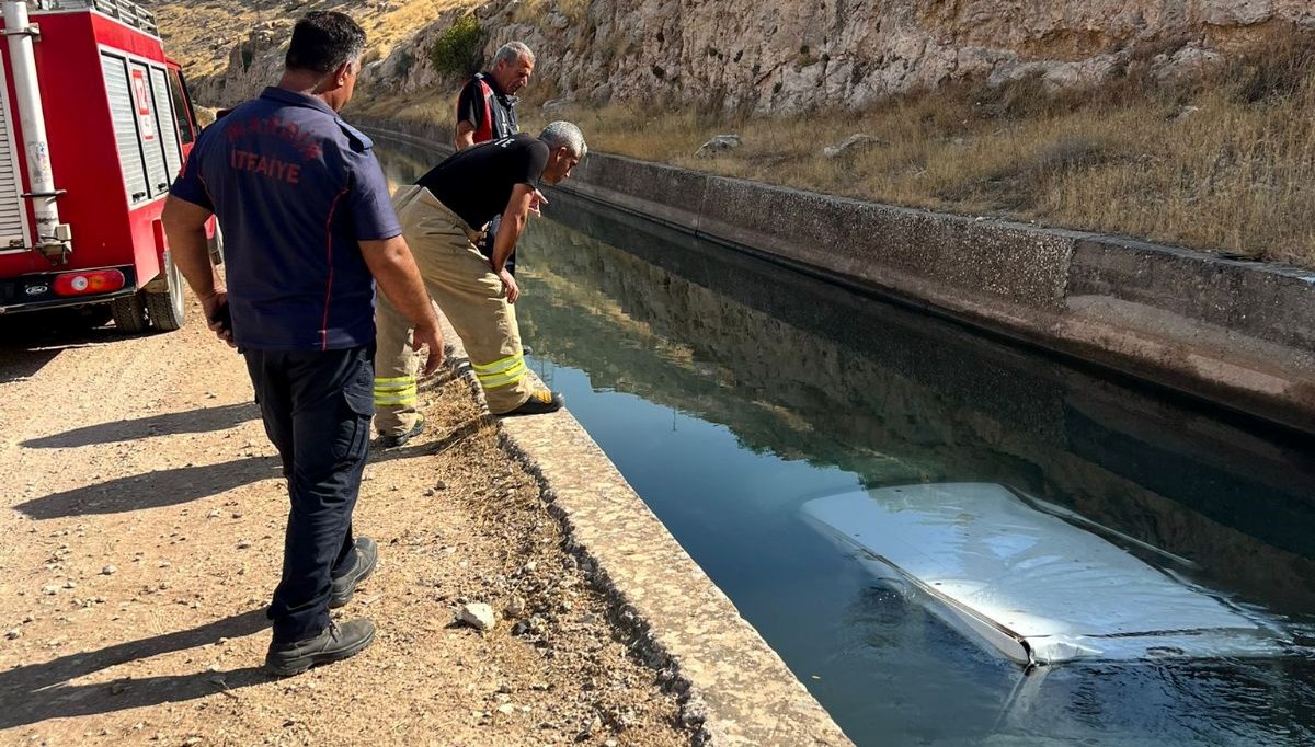 Mardin'de araç sulama kanalına düştü: 4 çocuk yaralandı