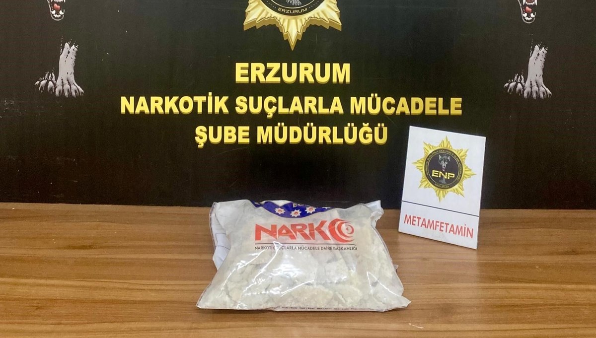 Erzurum polisinden uyuşturucu operasyonu