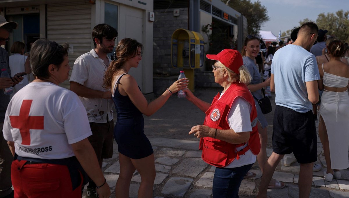 Yunanistan'da sıcak hava: 