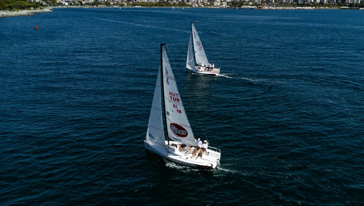 TAYK Slam-Eker Olympos Regatta Yelken Festivali’nde rüzgarla dans sürüyor