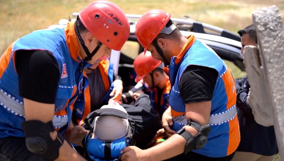 Malatya’da UMKE tatbikatı nefesleri kesti