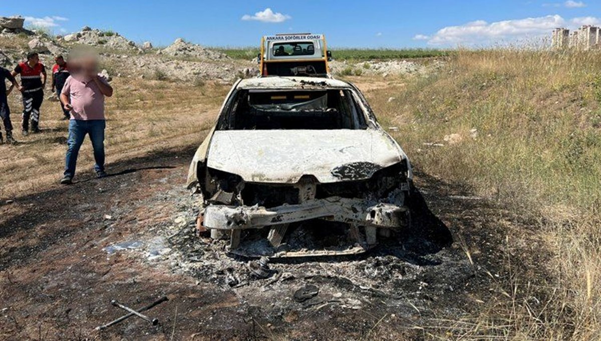 Ankara'da iki taksiciye dehşet: Biri yakıldı diğeri uçurumdan atıldı