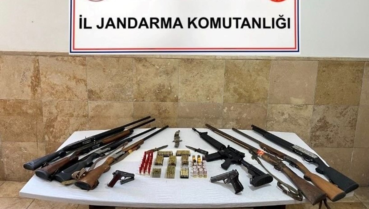 Denizli’de silah kaçakçılığı operasyonu: 8 gözaltı