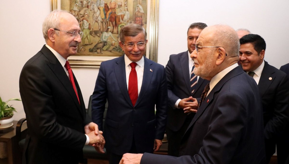 Kılıçdaroğlu, Karamollaoğlu ve Davutoğlu ile görüştü