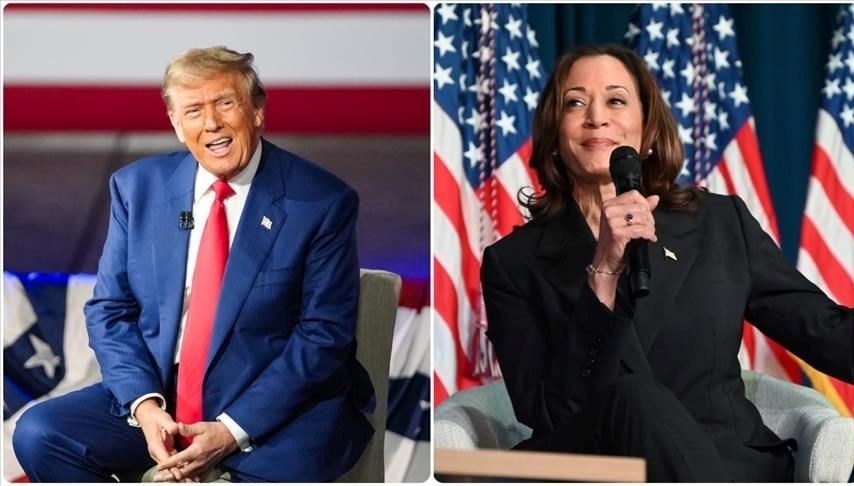 Trump ve Harris, son anketlere göre seçim gününe başa baş giriyor