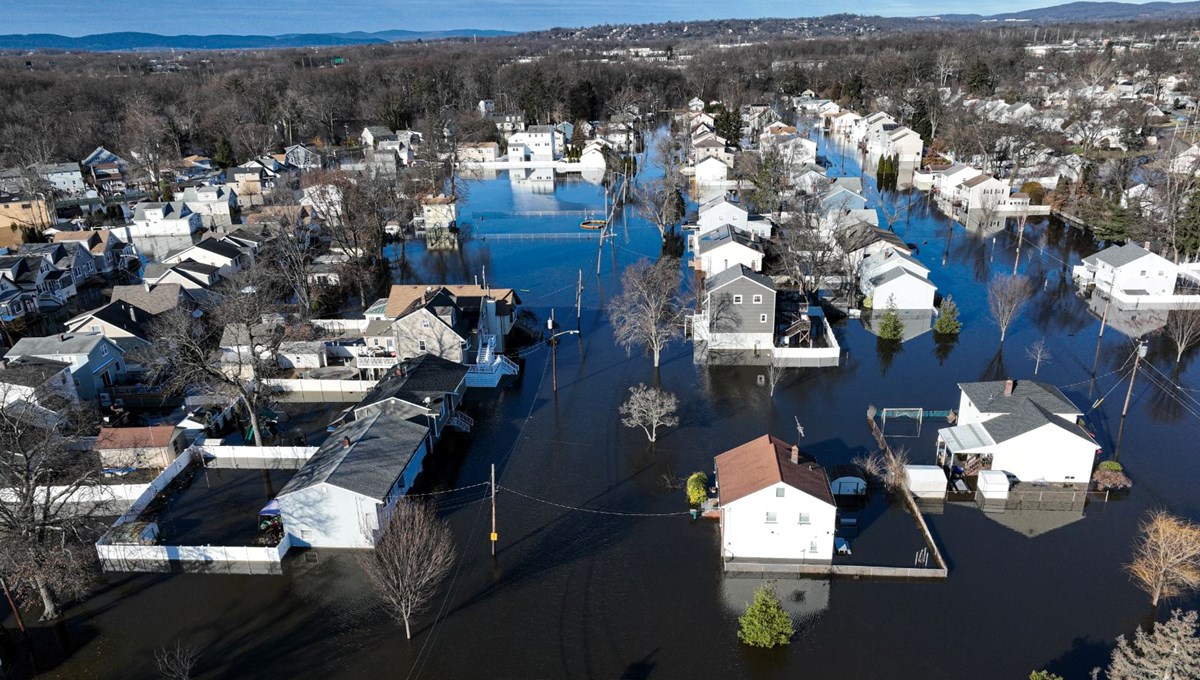 ABD'nin New Jersey eyaletinde sel, hayatı olumsuz etkiledi