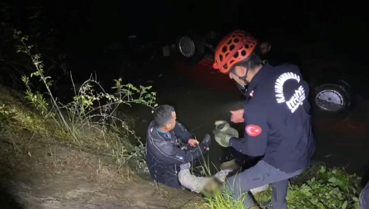 Baraj gölüne düşen otomobilden atlayarak kurtuldu, nişanlısı hayatını kaybetti