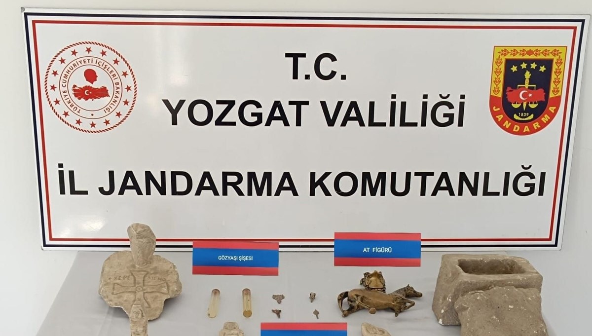 Yozgat'ta tarihi eser kaçakçılığı: 5 gözaltı