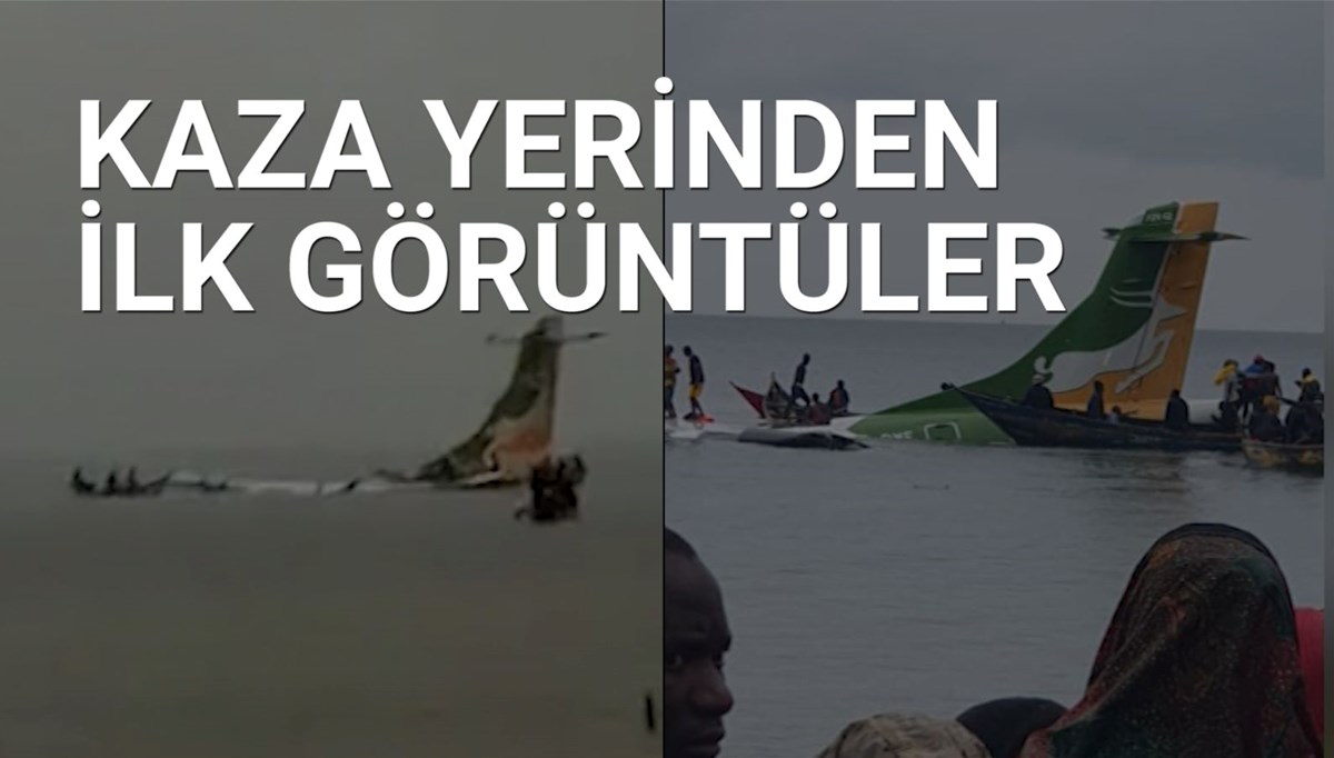 Tanzanya’da yolcu uçağı göle düştü