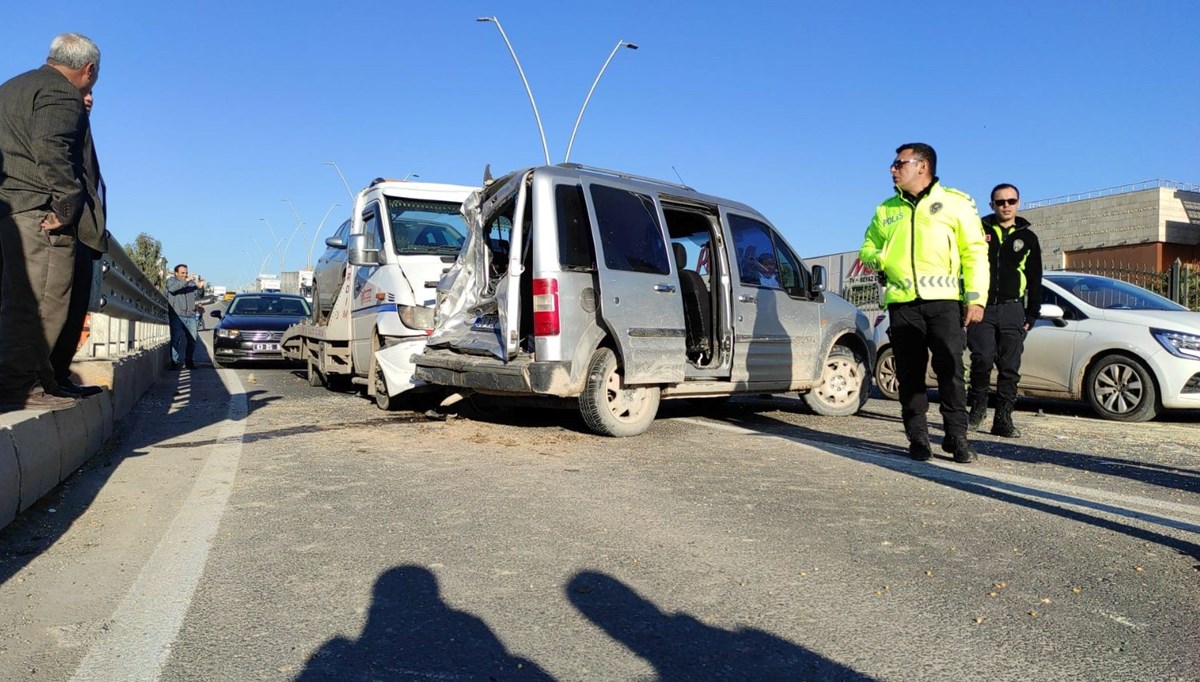 Şanlıurfa'da zincirleme trafik kazası: 7 yaralı