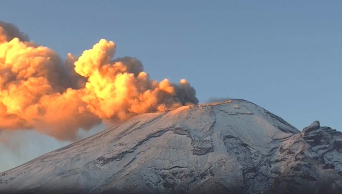 Popocatepetl Yanardağı'nda şiddetli patlama