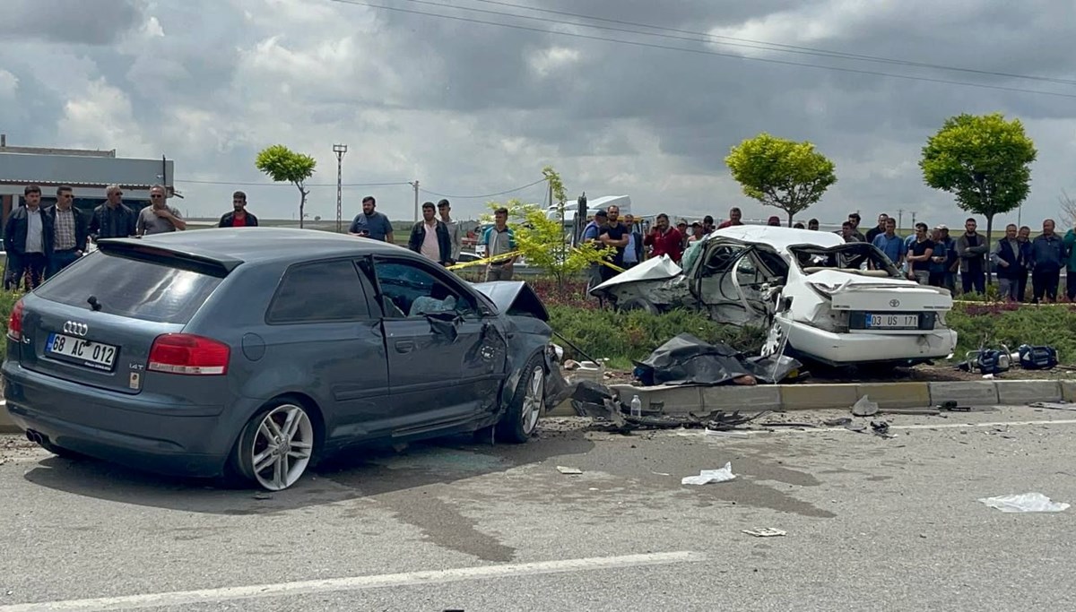 Aksaray'daki kazada acı tesedüf