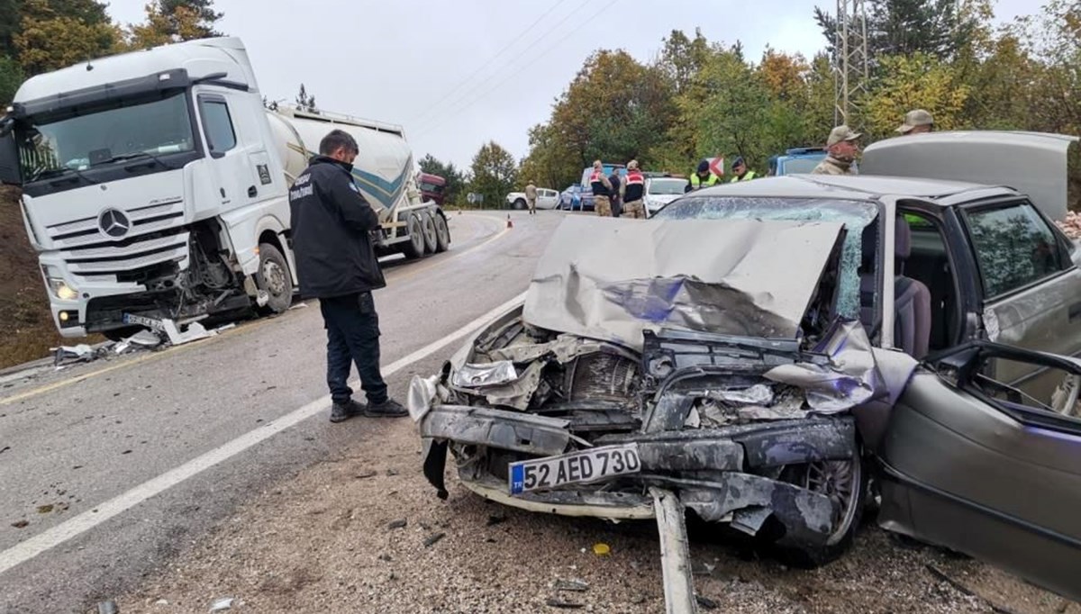 Ordu'da feci kaza: Aynı aileden 3 ölü