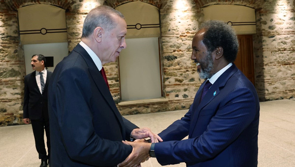 Cumhurbaşkanı Erdoğan, Somali Cumhurbaşkanı ile görüştü