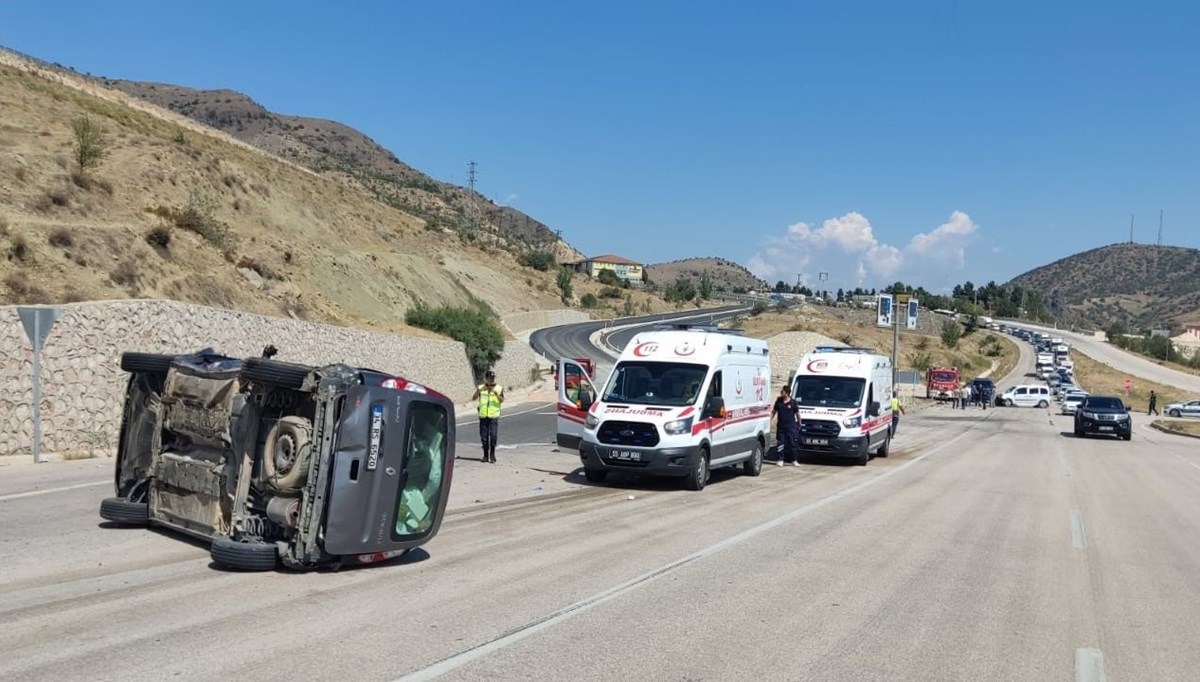 Amasya'da trafik kazası: 4 yaralı