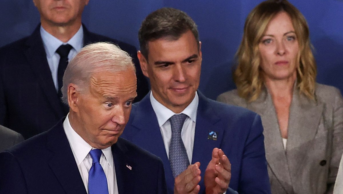 NATO Zirvesi'nde Biden liderleri bekletti: Meloni'nin memnuniyetsizliği gündem oldu