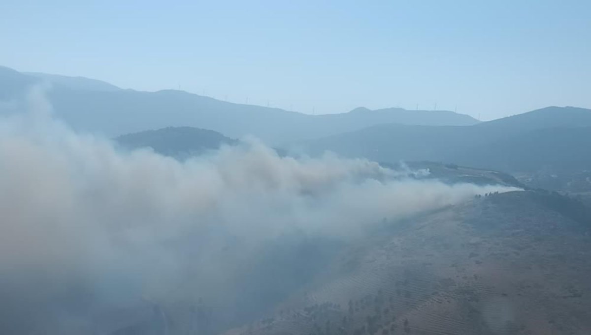 Hatay’da orman yangını: Havadan ve karadan müdahale ediliyor