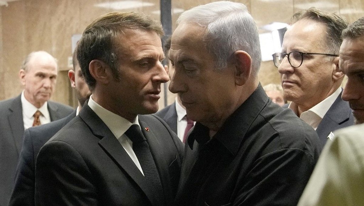 Macron, Netanyahu'ya Lübnan sınırı için sağduyu çağrısı yaptı