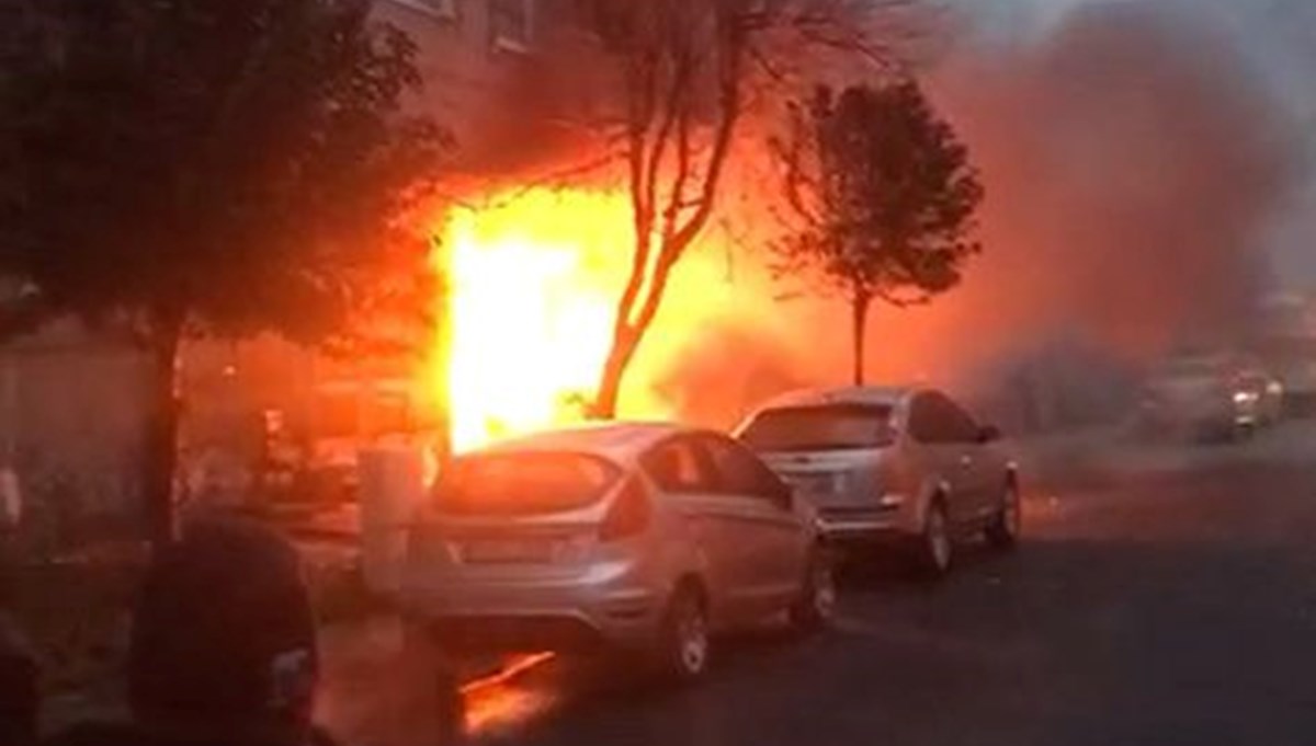 İstanbul'da elektrikli bisiklet atölyesinde yangın